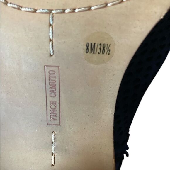 Vince Camuto Shoes Navy Blue Women's Size 8 Slingback Heels - Picture 11 of 11